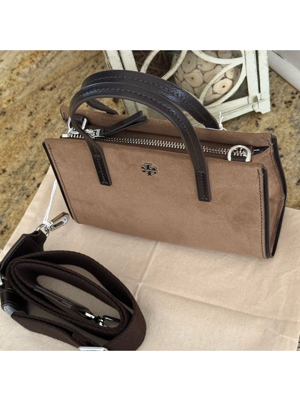 New Tory Burch Blake mini top handle crossbody women’s Bag - Picture 11 of 13